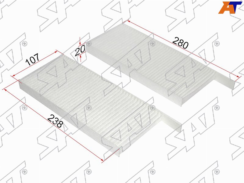 Фильтр салона RENAULT KANGOO 08- /MASTER 10-