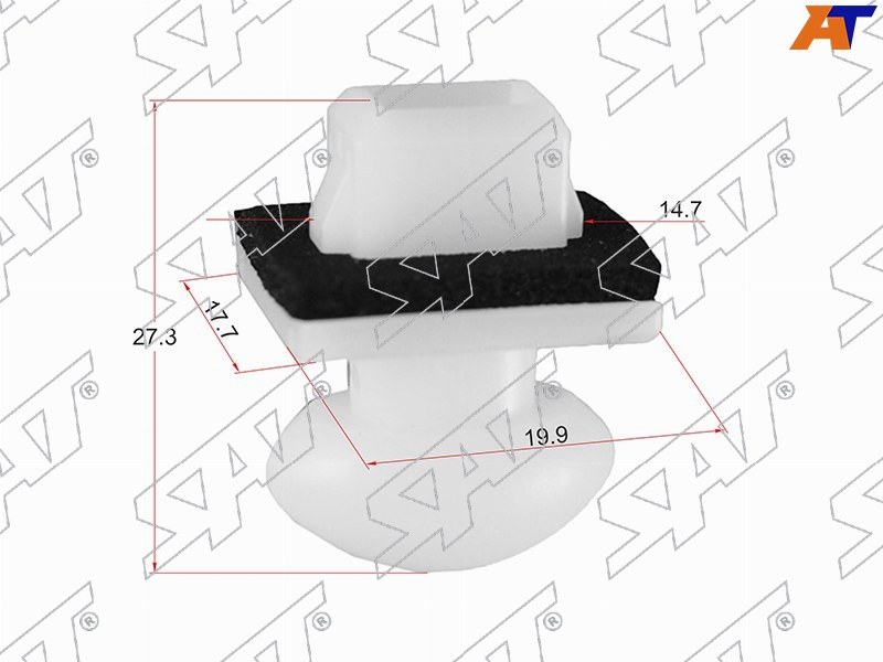 Клипса молдинга FORD /MAZDA (Продажа по 10шт)