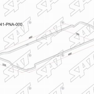 Прокладка клапанной крышки HO K20A /K24A, CR-V RD4 /5, Stream RN1, Accord CL9