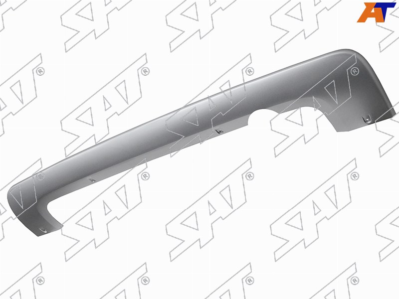 Накладка бампера Citroen Berlingo 12-15 / Peugeot Partner 15-22 / Partner Tepee 15-18 (Сзади)