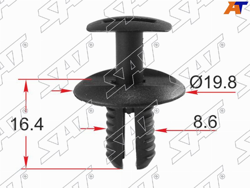 Клипса крепежная MERCEDES (Продажа по 10шт)