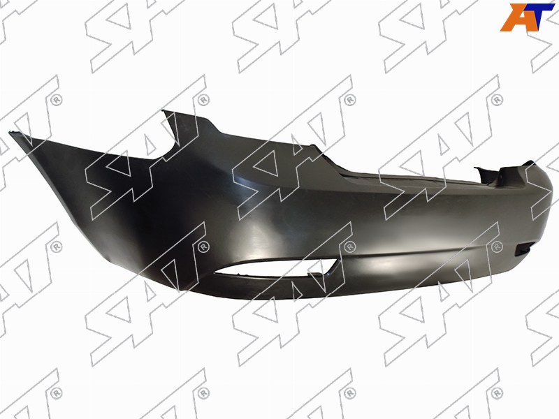 Бампер задний Geely Emgrand EC7 09-17 (С разметкой под датчики парковки.)