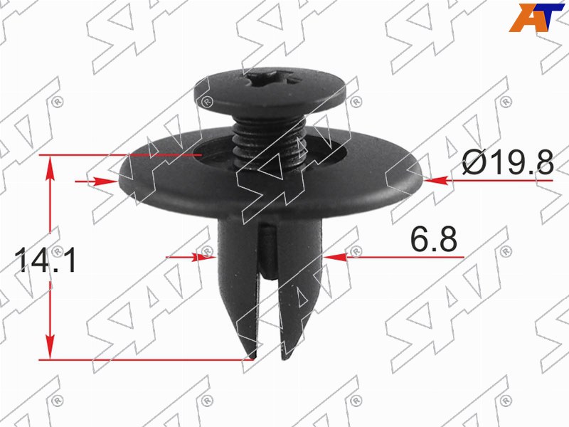 Клипса (крепёжная SUBARU (Продажа по 10шт))