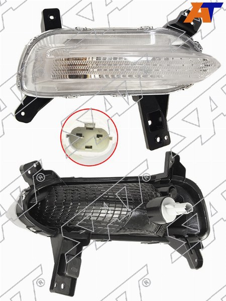 Поворот Kia Cerato 18-21 (Спереди / Справа / В бампер)