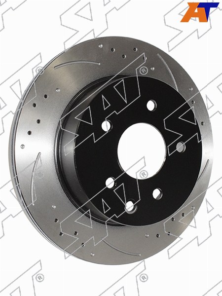 Комплект дисков тормозных зад перфорированные NISSAN X-TRAIL T30 /T31 /QASHQAI J10 07-