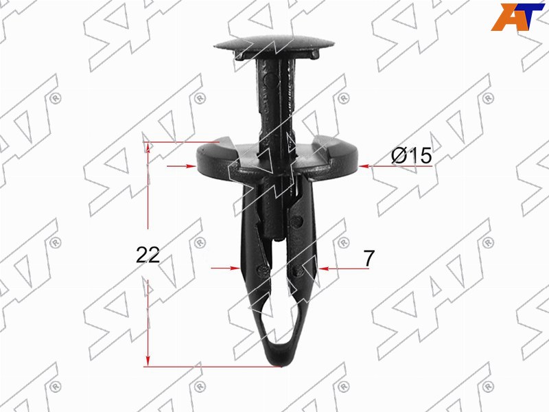 Клипса молдинга GM (Продажа по 10шт)