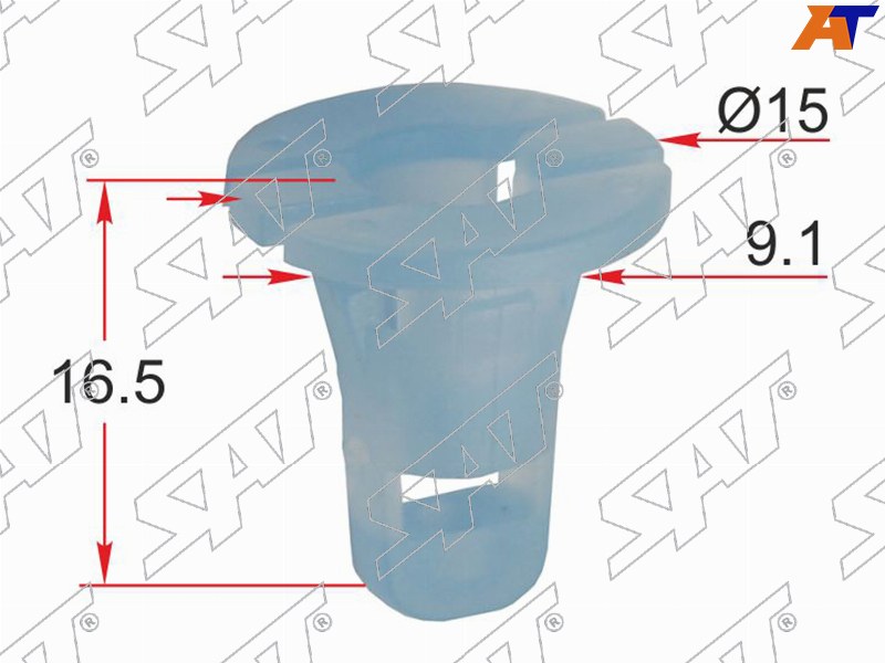 Клипса под винт NISSAN (Продажа по 10шт)