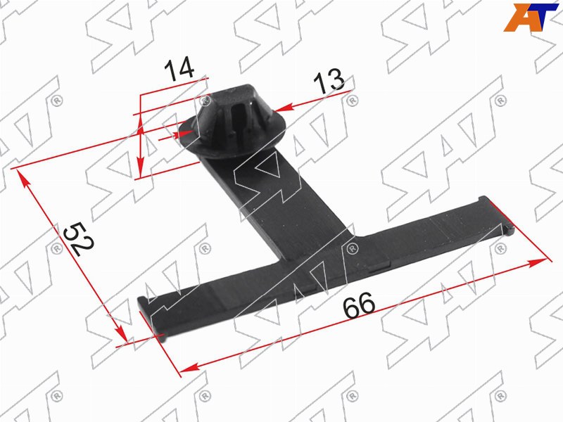 Клипса крепления трубок TOYOTA (Продажа по 10шт)