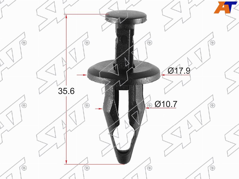 Клипса защиты бампера GM (Продажа по 10шт)