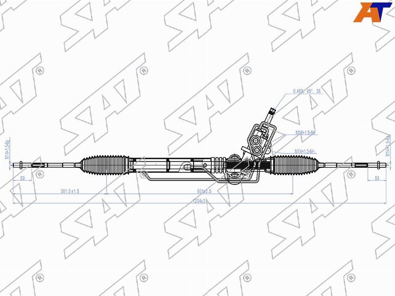 Рейка рулевая Subaru Impreza 07-12 / Legacy 03-09 (Левый руль)