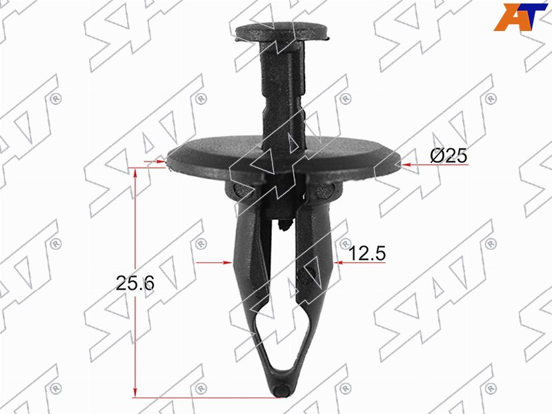 Клипса защиты бампера GM (Продажа по 10шт)