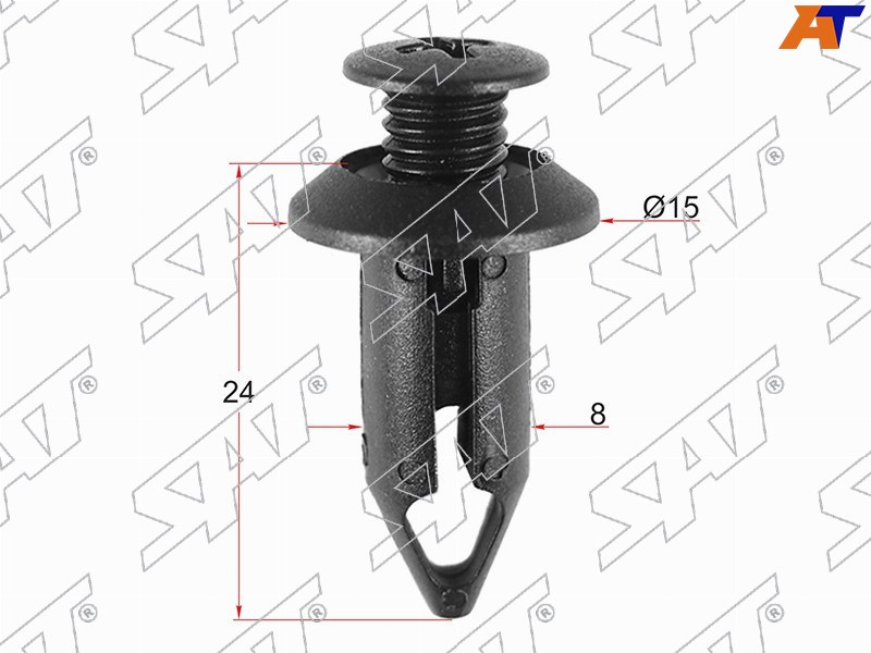 Клипса защиты бампера GM /FORD /DAEWOO (Продажа по 10шт)