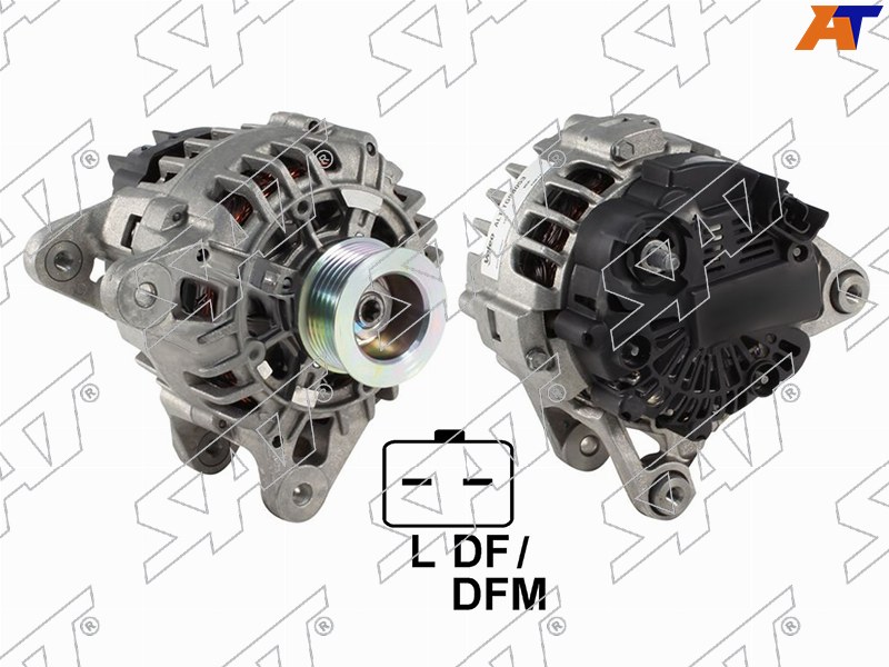 Генератор Renault Logan 04-16  / Dacia Duster 10-17 (K7M /K4M /K7J714 12V 95A аналог VALEO)