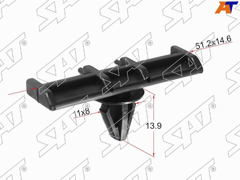 Клипса молдинга FORD (Продажа по 10шт)