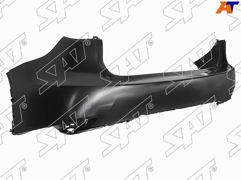 Бампер задний Lexus RX 19-22 (с метками под сонары)
