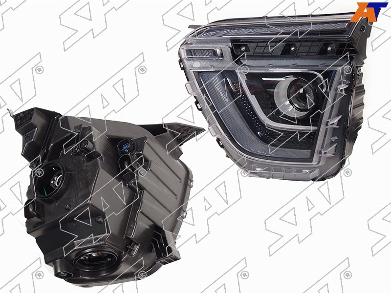 Фара Hyundai Creta 20-22  / Solaris HC 24- (Слева / Галоген / С электрокорректором)