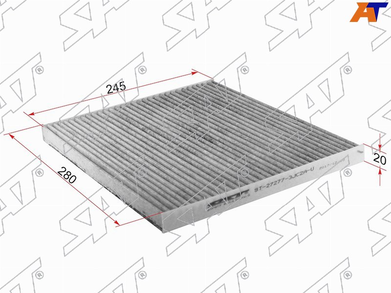 Фильтр салонный Nissan Murano 16-22  / Teana 14-20