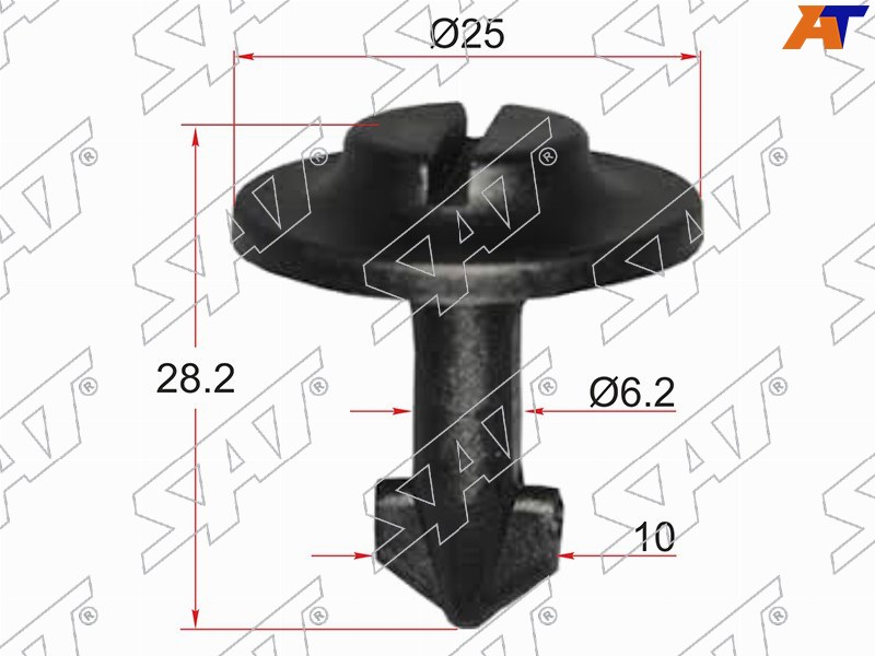 Клипса крепежная VAG (Продажа по 10шт)