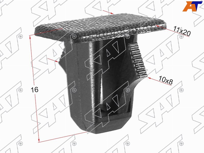 Клипса крепления порога (Продажа по 10шт)