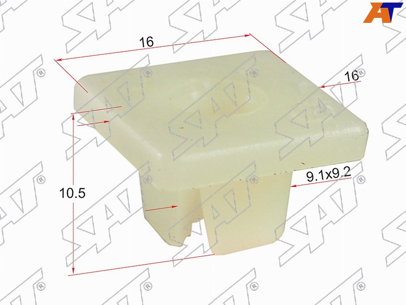 Клипса крепления винта HONDA (Продажа по 10шт)