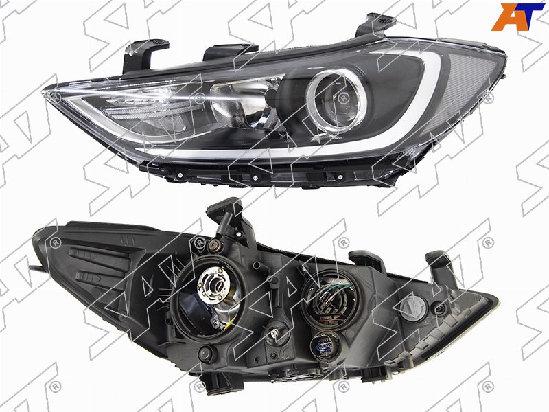 Фара Hyundai Elantra 15-19 (Слева / Галоген / под электрокорректор)