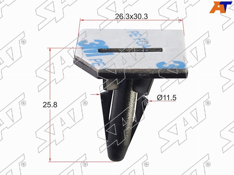 Клипса крепления стекла TOYOTA /LEXUS (Продажа по 10шт)