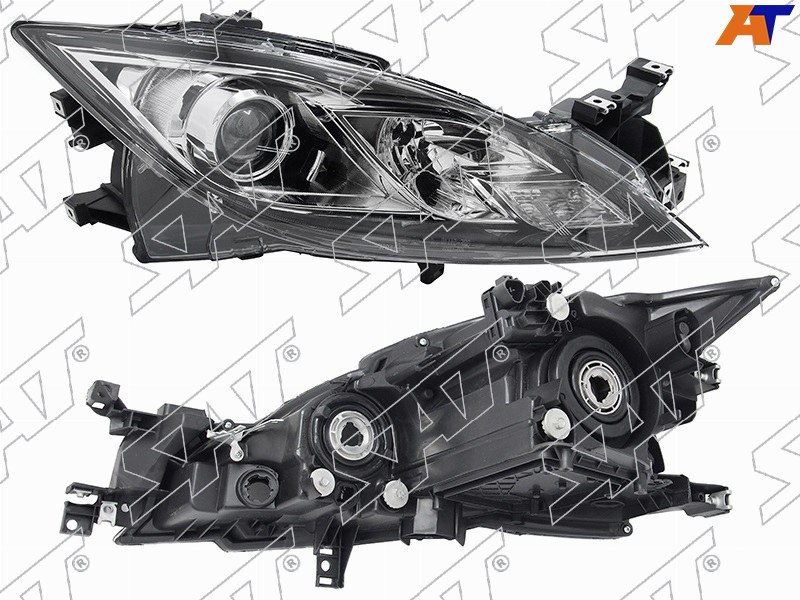Фара Mazda 6 10-12 (Справа / Галоген / С электрокорректором)