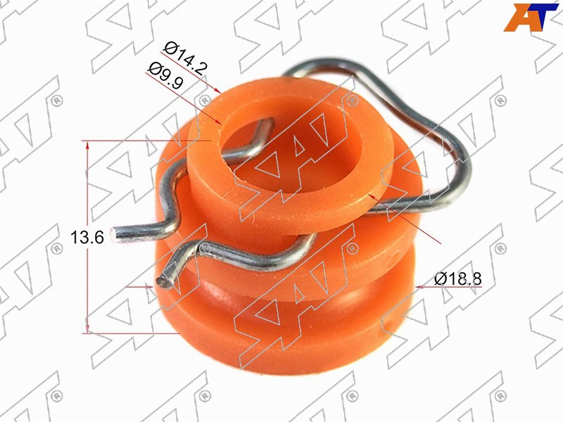 Клипса крепления стекла FORD (Продажа по 10шт)