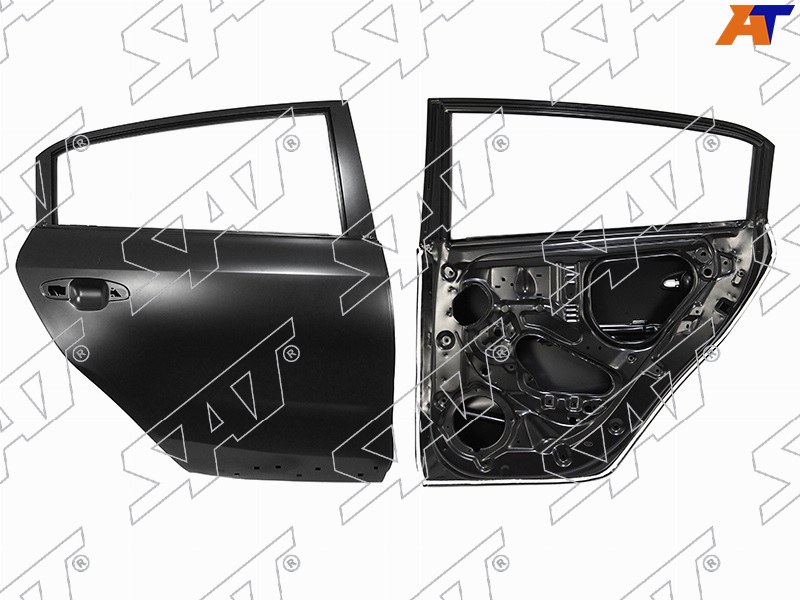 Дверь задняя Kia Rio X-Line 17-22 / Solaris KRX 24- (Справа)