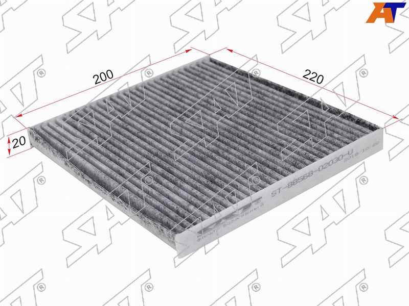 Фильтр салонный Toyota Avensis (T250) 03-08  / Corolla 00-07