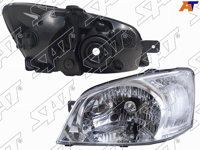 Фара Hyundai Getz 02-05 (Слева / Галоген / Ручная регулировка)