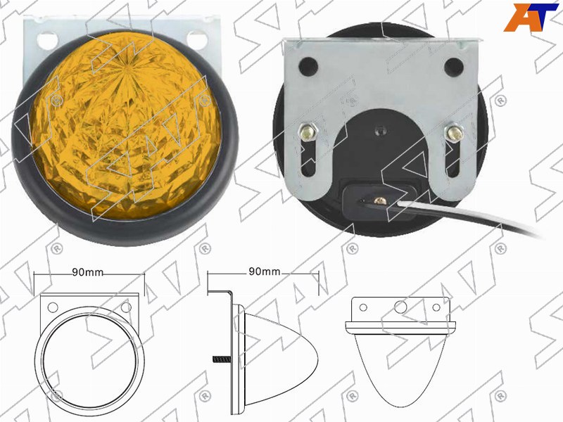 Фонарь Isuzu ELF NPR\NQR 84-  / Hyundai HD120 97-18 (Диод)