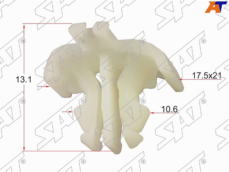 Клипса крепления молдинга VAG (Продажа по 10шт)