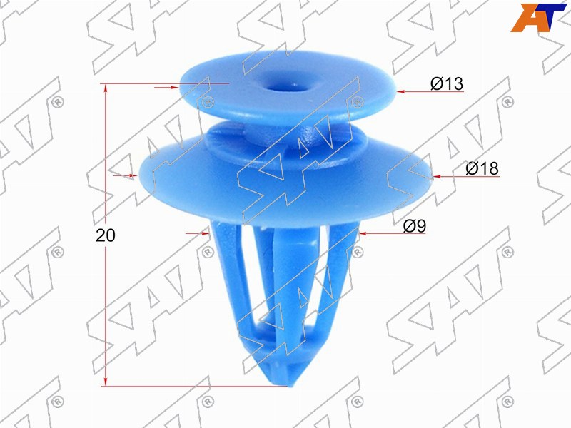 Клипса обшивки двери VAG (Продажа по 10шт)