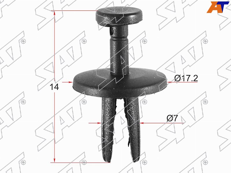 Клипса подкрылка GM (Продажа по 10шт)