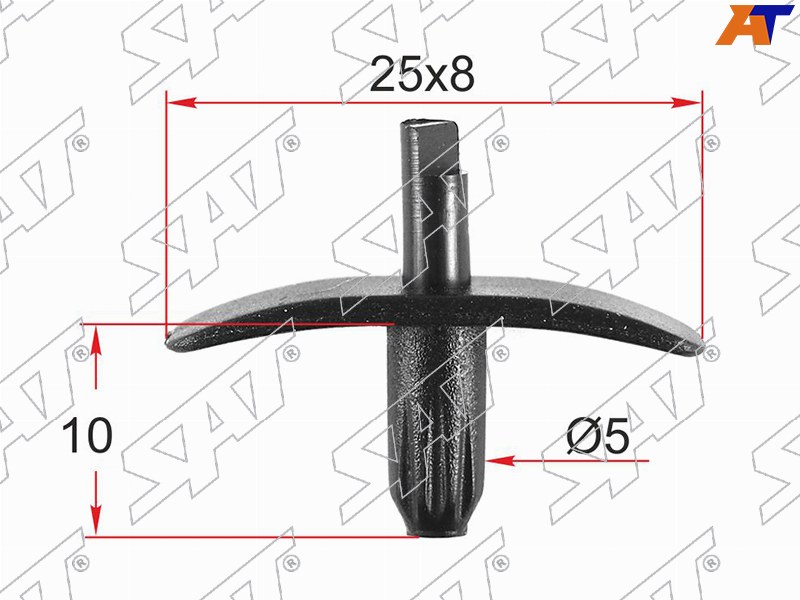 Клипса крепежная VOLVO (Продажа по 10шт)