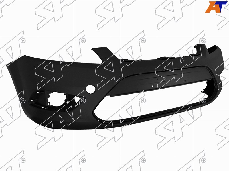 Бампер передний Ford Focus 07-11 (С отверстием под крюк)