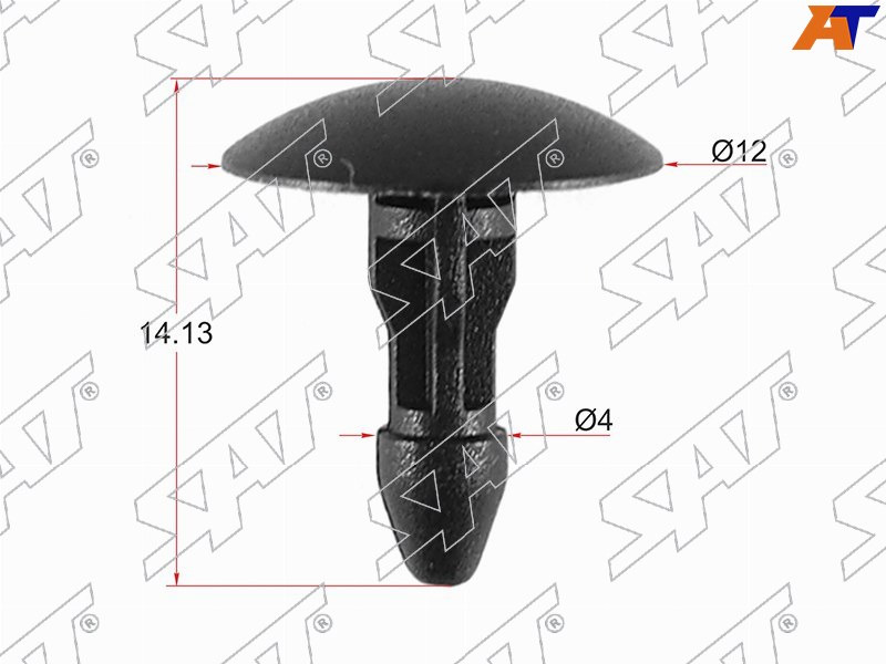 Клипса молдинга HONDA (Продажа по 10шт)