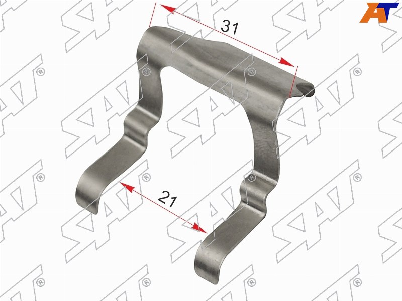 Скоба (крепления форсунки омывателя TOYOTA /LEXUS /MAZDA (1 шт))