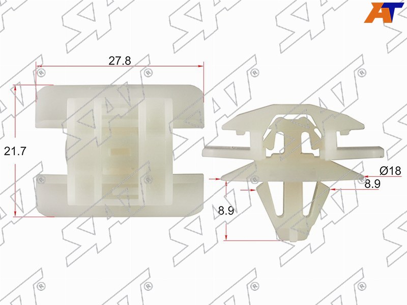 Клипса молдинга (Продажа по 10шт)