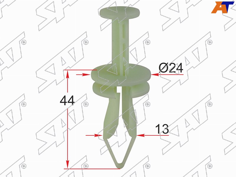 Клипса крепежная GM (Продажа по 10шт)