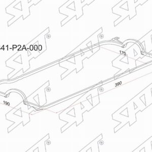 Прокладка клапанной крышки HO D13B /D15B, D16A, 91-97