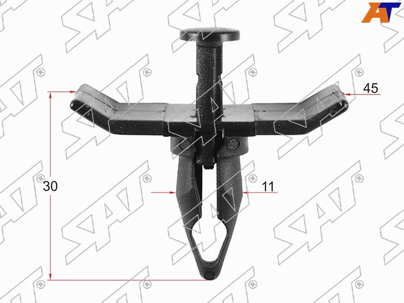 Клипса кузова GM (Продажа по 10шт)