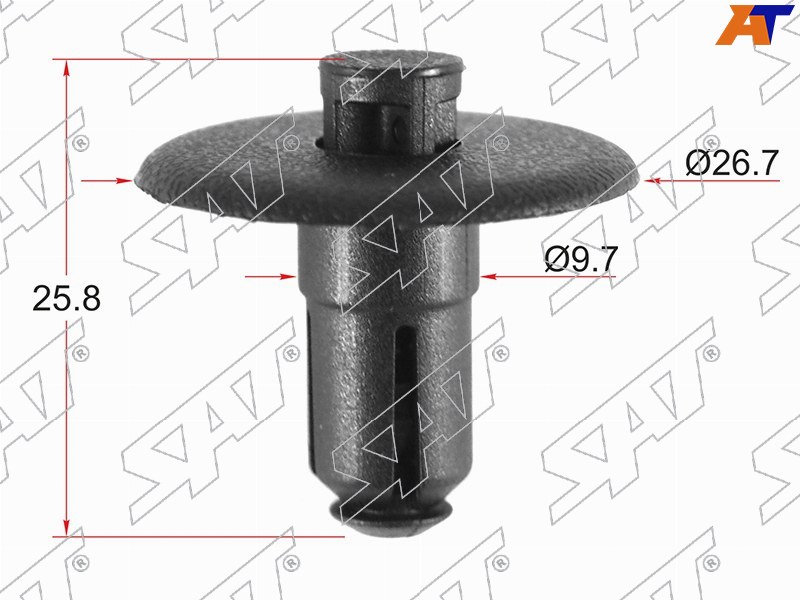 Клипса защиты радиатора GM (Продажа по 10шт)