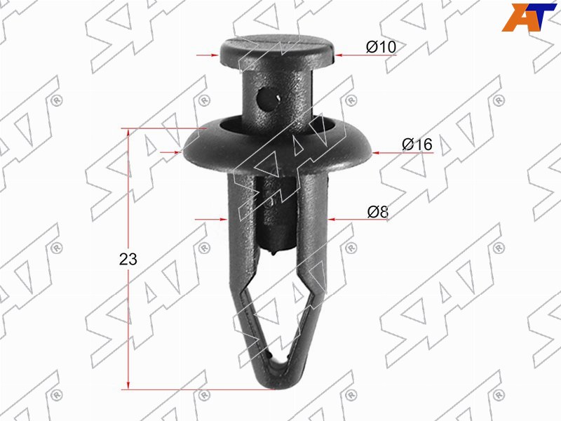 Клипса защиты бампера NISSAN (Продажа по 10шт)