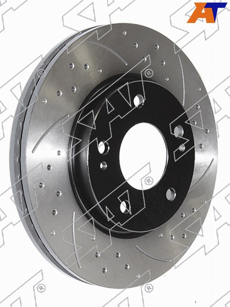 Комплект дисков тормозных передний перфорированные MITSUBISHI Airtrek /Outlander CU4 /5W, Diamant F31 /