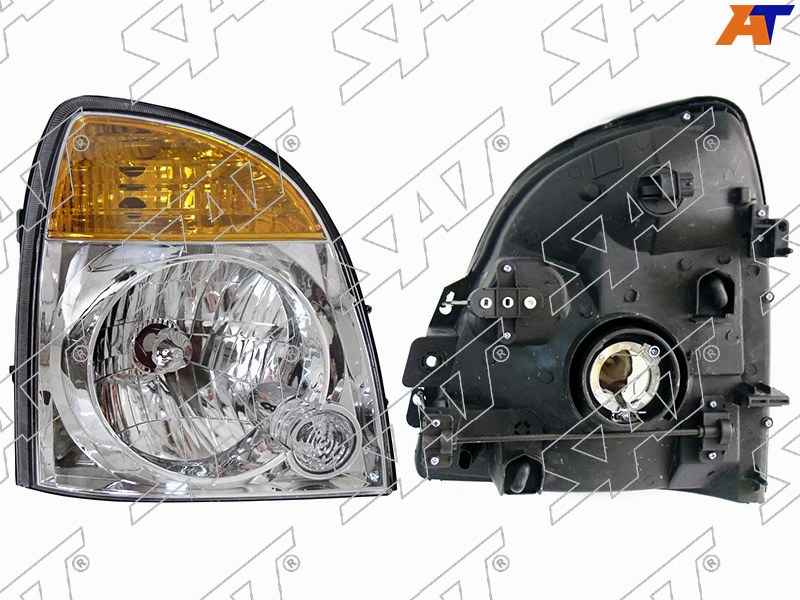 Фара Hyundai Porter 12-18 (Справа / Галоген / Ручная регулировка)