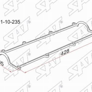 Прокладка клапанной крышки MZ R2, RF