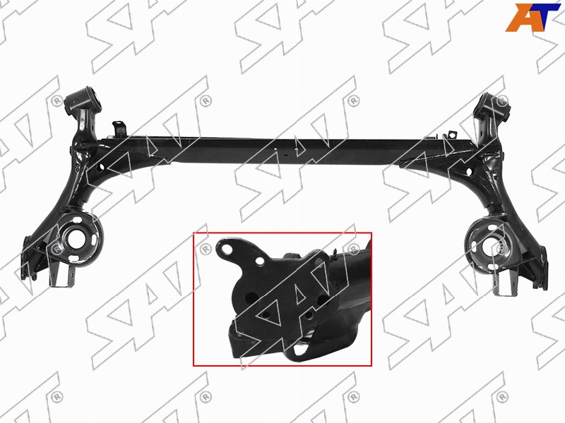 Балка задняя (Тормоза дисковые) Audi A3 96-03  / Skoda Octavia 96-13