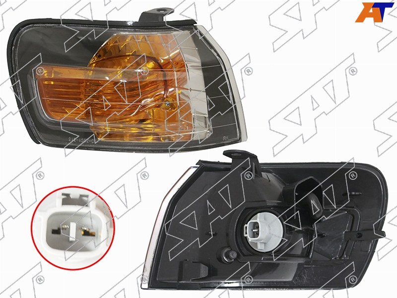 Поворот Toyota Corolla (E110) 95-97 (Справа / Чёрный)